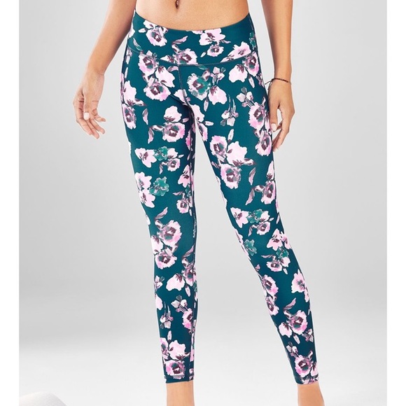 FABLETICS Salar Printed Abstract Floral PowerHold 7/8 Legging - Picture 1 of 2